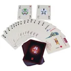 100% plastic advertising poker custom printing casino playing cards with custom logo