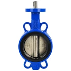 Ball mill cast iron butterfly valve with price list made in China factory