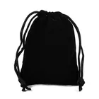 12*15cm Cheap price stock colorful velvet packing bag