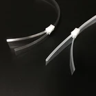 Plastic Pe Zipper Pe Cheap Zippers Plastic Clip Slider Cheap Translucent PE Zipper