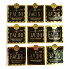 Custom Adhesive Gold Foil Hot Stamping Clear Sticker Printing Label Roll