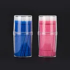 Dental applicator brushes disposable micro brush applicator bottle with brush applicator