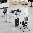 Office partition tables and chairs Modern office furniture is simple executive desk