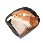 Four seasons general cat room pet bed dog kennel felting cat kennel cat supplies folding pet room