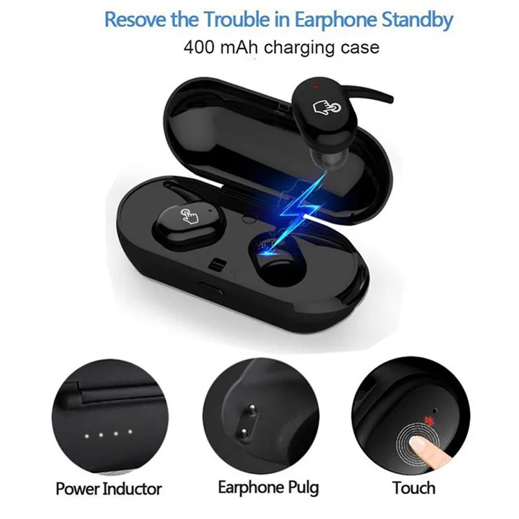 TWS4 boat water proof high end wireless bluetooth headphone,stylish rock on ear wifi micro mi bluetooth headphone - ANKUX.COM