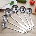 Stainless steel kitchen utensils food skimmer spoon food cooking skimming kitchen item S M L