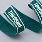 Factory direct High quality custom Logo Printed polyester 100% webbing belt for Garment