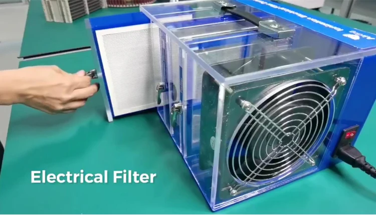 Airdog IEF Air Quality Demonstrator Ionization Electrical Filter Demo Box