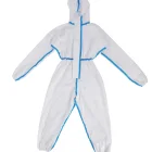 PPE Protective Suit Nonwoven Material Cloth Medical Disposable Coverall