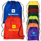 Wholesale Fashion Promotional Cheap Custom Logo Non Woven Christmas Drawstring Gift Pouch Bag