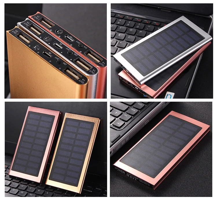 Ultraslim Solar Power Bank Charger