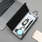 Gift Business Gift Set Simple Classic Business Men Pen Watch Keychain Cufflinks Box Portable 2020 Gift Set Business