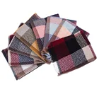 High quality thick style blanket polyester viscose scarf
