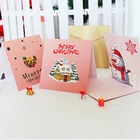 Wedding Card Competitive Price Customized Shape Wedding Invitation 3D Beautiful Christmas Greeting Wedding Card