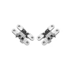 Best selling 19*95mm zinc alloy hidden cross hinge door concealed hinges