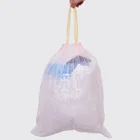 100% Biodegradable Bin Tall Trash Bag Colored Drawstring Trash Garbage Bag