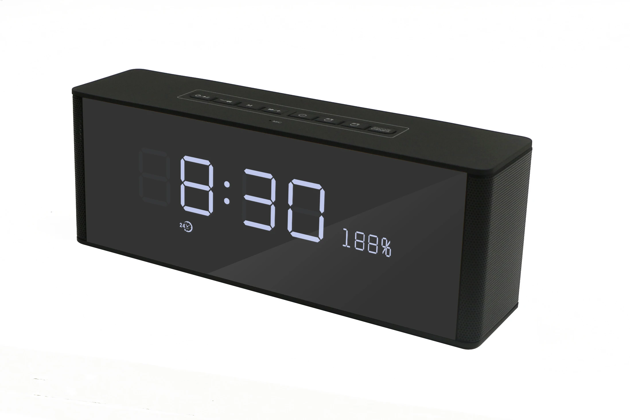 High Quality Bluetooth Speaker Portable Wireless Loudspeaker Alarm Clock Stereo Speaker Bluetooth - ANKUX.COM