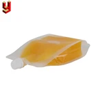 Clear Spout Special Shaped Plastic Clear Fruit Juice Spout Pouch Bag