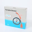 Car Shower Washer Set 3.7V Rechargeable Outdoor Camping Car Wash Travel Cleaning Tool
