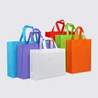 Manufacturer supply pp polypropylene biodegradable non woven gift bag storage recycle non woven bag fabric