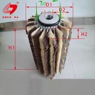 Tampico and Sander Paper Roller brush for Wooden Polishing
