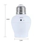 Bulb E27 Light Bulb Light Socket Smart WIFI Lamp Holder Hospital Hotel Home Light Bulb Socket E27 E26