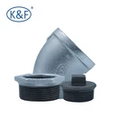 Equal Pipe Threaded Reducer Threaded Pipe Fittings Factory Sale Malleable Iron Pipe Fittings Threaded Reducer Bushing
