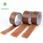 Free Sample High Temperature Insulation Gold PTFE Teflon Tape Glass Cloth