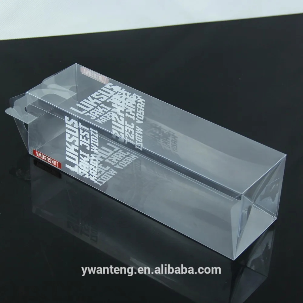 transparent clear pp pet pvc foldable packaging small plastic