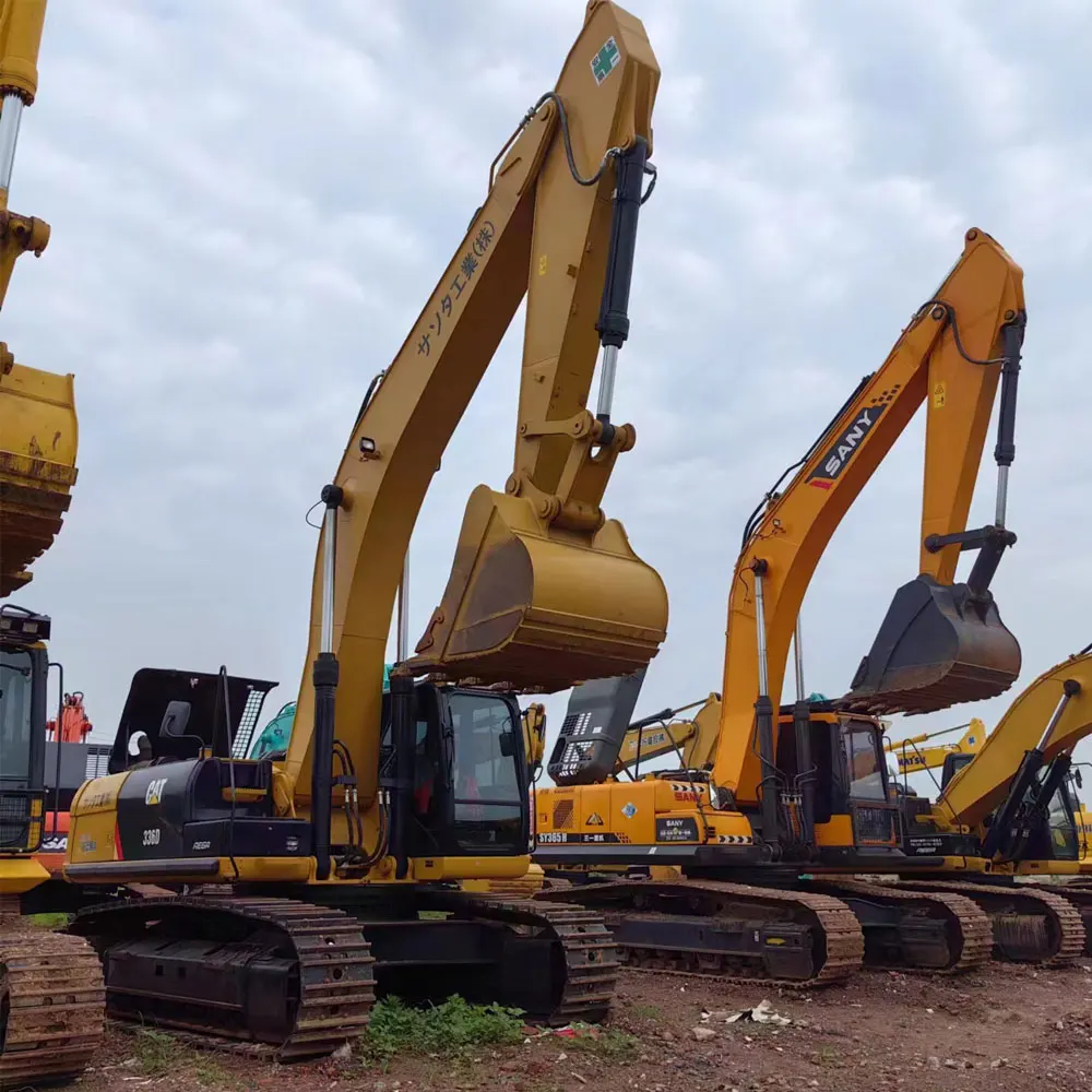 Used Caterpillar Hydraulic Excavator Cat D Construction Machinery