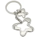 Key Cute Mini Butterfly Key Chain Blank Metal Keychain For Girls Decoration