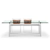 Glass dining table classic furniture dining table