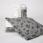 quick dry black towels medium size black face towel china factory oem