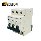 ZCEBOX 10KA 4 pole 63A 1p 2p 3p 4p MCB mini circuit breaker