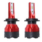 Super bright mini projector lights 12000LM 100W 6000K car led light H7 H4 car headlight led bulb