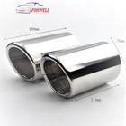 Exhaust For Pipe Audi Q3 Stainless Steel Single Exhaust For Exhaust Muffler Tail Throat Exhaust Muffler Pipe Tip