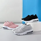 Womens Running Sneakers Slip on Casual Sneakers Knitted Shoes