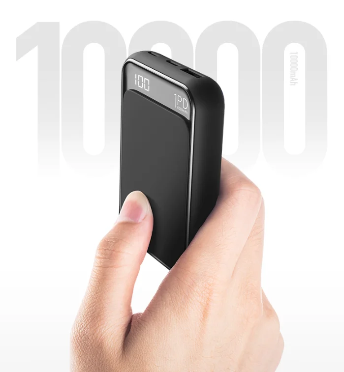 Hot Selling ROCK Mini PD 10000mah Fast charges Power Bank Portable External Battery PD3.0 QC3.0 FCP Powerbank For Samsung iPhone - ANKUX.COM