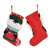 SJ092 New design party pendant family photo 1st gift socks super soft fleece long christmas stockings