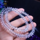 Wholesale gifts natural White crystal beads bracelet natural white crystal healing stone
