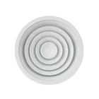 HVAC Ventilation Round Ceiling air Disc Grill Diffuser with Butterfly Damper