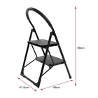 High Quality Steel Folding Ladder Stool Fold Step Metal Ladder Chair Stair Lift