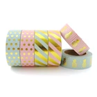 Cheap Wholesale Crepe Rice Paper Gold Foil Adhesive Tape For Scrapbook