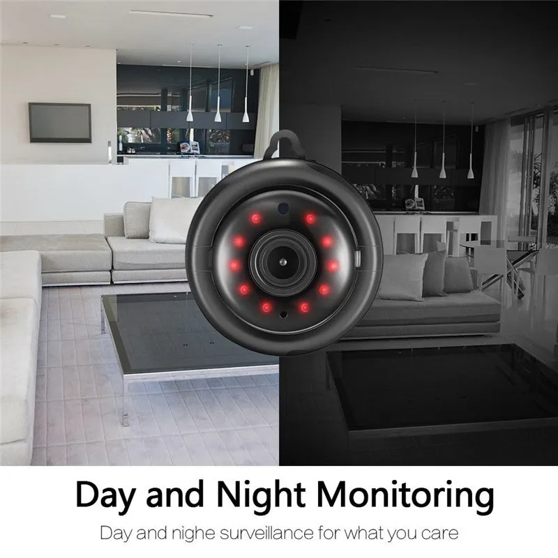 CCTV IP Camera With PIR Motion Detection Night Vision WiFi Camera Mini CCTV Cameras De Seguridad Outdoor Body Cam