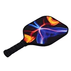 Quality guarantee Premium customized sports graphite pickleball carbon fiber paddle with paddle bag