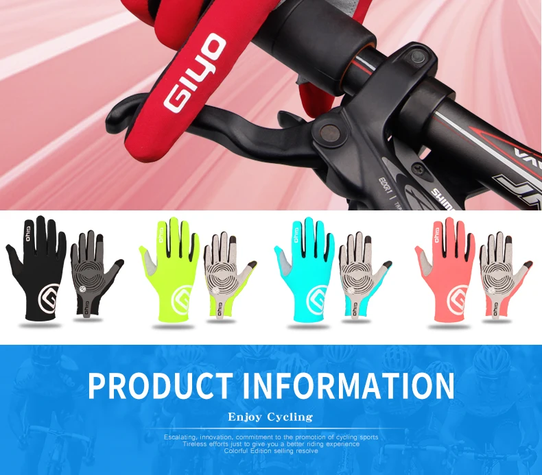 Full Fingered Mountain Bike Racing Gloves Bike Riding Hand Gloves Motorcycle