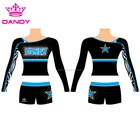 wholesale Custom Made Poly cheerleading Uniform rhinestone Jersey rhinestone shorts
