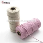 Retail packaging natural color twisted cotton rope twine spool