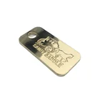 2019 Trade assurance Custom Own Logo Design Engraved Small Name Gold Brand Handbag Metal Logo Tag Plate For Backpack