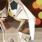 Award Plaque Glass Plaque Glass Crystal Star Shape Award Blanks Plaque With Custom Logo Made In China